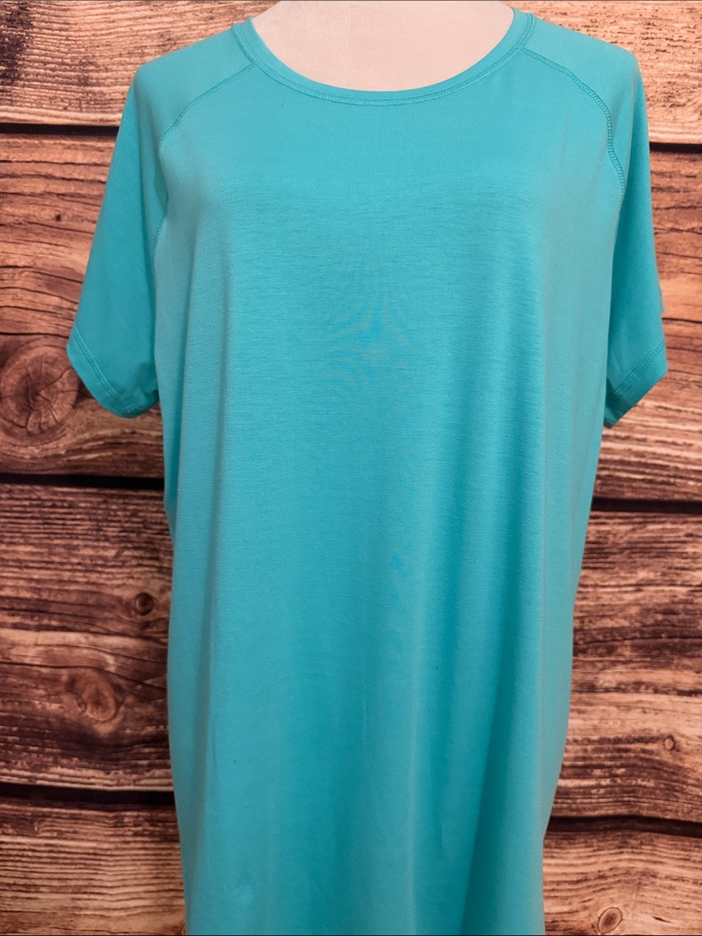 tek gear Turquoise Crew Neck Short Sleeve Tee